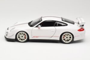 Porsche 911 997 GT3 RS 4.0 Biely Bburago 1:18 18-11036 Kov – obrázok 4 z 8