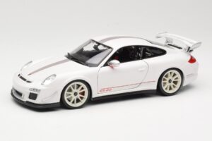 Porsche 911 997 GT3 RS 4.0 Biely Bburago 1:18 18-11036 Kov