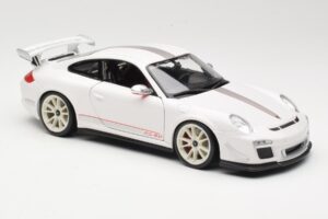 Porsche 911 997 GT3 RS 4.0 Biely Bburago 1:18 18-11036 Kov – obrázok 6 z 8