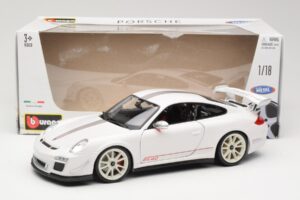 Porsche 911 997 GT3 RS 4.0 Biely Bburago 1:18 18-11036 Kov – obrázok 8 z 8