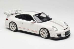 Porsche 911 997 GT3 RS 4.0 Biely Minichamps 1:18 155062221 Kov – obrázok 4 z 6