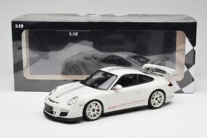 Porsche 911 997 GT3 RS 4.0 Biely Minichamps 1:18 155062221 Kov – obrázok 6 z 6