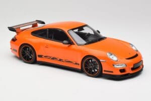 Porsche 911 997 GT3 RS Oranžový Minichamps 1:18 155062122 Kov – obrázok 4 z 6