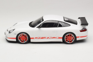 Porsche 911 996 GT3 RS Biely Červený Pruh Minichamps 1:18 155062020 Kov – obrázok 3 z 6