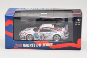 Porsche 911 997 GT3 RSR #76 IMSA Performance Matmut R. Narac / R. Lietz / P. Long 24 Hours of Le Mans 2008 Minichamps 1:43 40 – obrázok 4 z 4