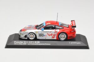 Porsche 911 997 GT3 RSR #80 Flying Lizard J. Van Overbeek / J. Bergmeister / S. Neiman 24 Hours of Le Mans 2008 Minichamps 1: