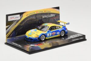 Porsche 911 997 GT3 RSR #3 24 Hours Nurburgring 2008 Minichamps 1:43 437087803 Kov – obrázok 2 z 4
