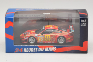 Porsche 911 997 GT3 RSR #75 O. Young / P. Hesnault 24 Hours of Le Mans 2009 Minichamps 1:43 400096975 Kov – obrázok 4 z 4