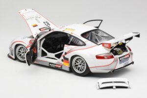 Porsche 911 997 GT3 RSR #83 Team Seikel L. Nielsen / M. Ehret / D. Farnbacher 24 Hours of Le Mans 2006 Minichamps 1:18 100066 – obrázok 5 z 8