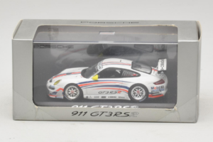 Porsche 911 997 GT3 RSR Biely s Modrými a Oranžovými Pruhmi 2007 Minichamps 1:43 WAP02000618 Kov – obrázok 4 z 4