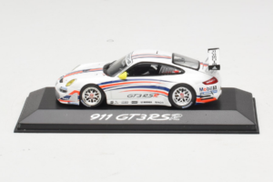 Porsche 911 997 GT3 RSR Biely s Modrými a Oranžovými Pruhmi 2007 Minichamps 1:43 WAP02000618 Kov