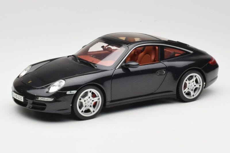 Porsche 911 997 Targa Čierny Norev 1:18 187506 Kov