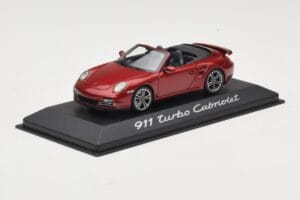Porsche 911 997 Turbo Kabriolet Červený Minichamps 1:43 WAP0200130A Kov – obrázok 2 z 4