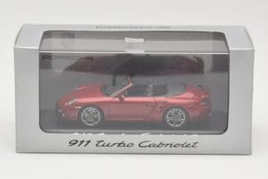 Porsche 911 997 Turbo Kabriolet Červený Minichamps 1:43 WAP0200130A Kov – obrázok 4 z 4