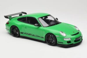 Porsche 911 997.1 GT3 RS Zelený Minichamps 1:18 155062124 Kov – obrázok 4 z 6