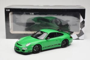 Porsche 911 997.1 GT3 RS Zelený Minichamps 1:18 155062124 Kov – obrázok 6 z 6