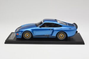 Porsche 911 930 Almeras Biturbo 3.3 Modrý Kess 1:18 KE18005A Živica – obrázok 3 z 6