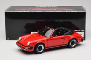 Porsche 911 SC Kabriolet Červená Minichamps 1:18 100063030 Kov – obrázok 8 z 8