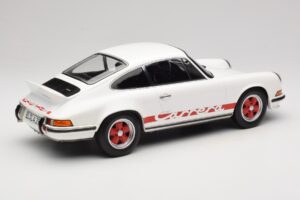 Porsche 911 Carrera RS 2.7 Grand Prix White With Red Norev 1:12 127514 Kov – obrázok 2 z 6