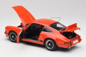 Porsche 911 Carrera RS 2.7 Oranžový & Čierne Pruhy AUTOart 1:18 78054 Kov – obrázok 5 z 8