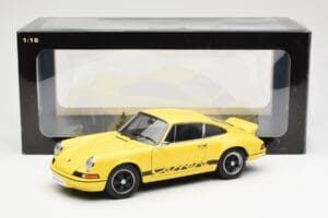Porsche 911 Carrera RS 2.7 Žltý AUTOart 1:18 78053 Kov – obrázok 8 z 8