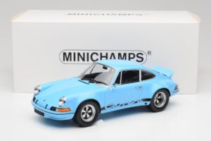 Porsche 911 Carrera RSR Modrý & Čierny Minichamps 1:18 107065021 Kov – obrázok 6 z 6