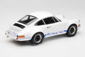 Porsche 911 Carrera RSR Group 4 GT Biely & Modrý 1973 Minichamps 1:18 107065020 Kov – obrázok 2 z 6