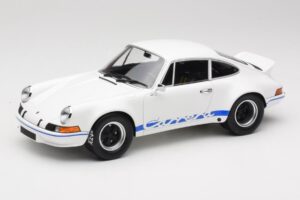 Porsche 911 Carrera RSR Group 4 GT Biely & Modrý 1973 Minichamps 1:18 107065020 Kov