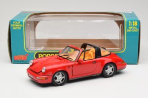 Porsche 911 Carrera Targa Červený Anson 1:18 3054 Kov – obrázok 8 z 8