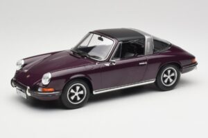 Porsche 911 E Targa Fialový Norev 1:18 187644 Kov – obrázok 2 z 7