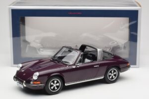 Porsche 911 E Targa Fialový Norev 1:18 187644 Kov – obrázok 7 z 7