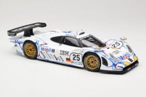 Porsche 911 GT1 #25 Porsche AG U. Alzen / J. Muller / B. Wollek 24 Hours of Le Mans 1998 Maisto 1:18 56052 Kov – obrázok 6 z 8