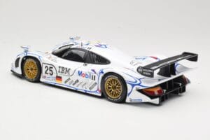 Porsche 911 GT1 #25 Porsche AG U. Alzen / J. Muller / B. Wollek 24 Hours of Le Mans 1998 Maisto 1:18 56052 Kov – obrázok 7 z 8