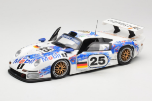 Porsche 911 GT1 #25 H. Stuck / T. Boutsen / B. Wollek 24 Hours of Le Mans 1996 UT Models 1:18 180966625 Kov – obrázok 2 z 8