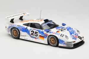 Porsche 911 GT1 #25 H. Stuck / T. Boutsen / B. Wollek 24 Hours of Le Mans 1996 UT Models 1:18 180966625 Kov – obrázok 6 z 8
