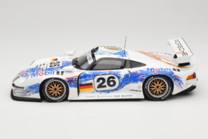 Porsche 911 GT1 #26 K. Wendlinger / Goody / Y. Dalmas 24 Hours of Le Mans 1996 UT Models 1:18 180966626 Kov – obrázok 4 z 8