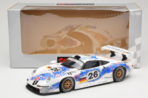 Porsche 911 GT1 #26 K. Wendlinger / Goody / Y. Dalmas 24 Hours of Le Mans 1996 UT Models 1:18 180966626 Kov – obrázok 8 z 8