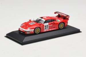 Porsche 911 GT1 #27 BMS Scuderia Italia 24 Hours of Le Mans 1997 Minichamps 1:43 430976627 Kov – obrázok 2 z 4