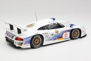 Porsche 911 GT1 #6 T. Boutsen / H-J. Stuck 1997 UT Models 1:18 39720 Kov – obrázok 3 z 8