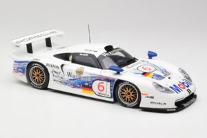 Porsche 911 GT1 #6 T. Boutsen / H-J. Stuck 1997 UT Models 1:18 39720 Kov – obrázok 6 z 8