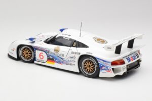 Porsche 911 GT1 #6 T. Boutsen / H-J. Stuck 1997 UT Models 1:18 39720 Kov – obrázok 7 z 8