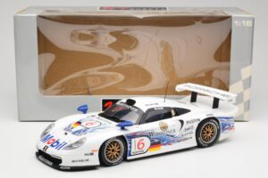 Porsche 911 GT1 #6 T. Boutsen / H-J. Stuck 1997 UT Models 1:18 39720 Kov – obrázok 8 z 8
