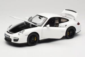 Porsche 911 GT2 997.1 Biely Norev 1:18 187572 Kov – obrázok 2 z 8