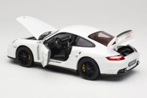 Porsche 911 GT2 997.1 Biely Norev 1:18 187572 Kov – obrázok 5 z 8