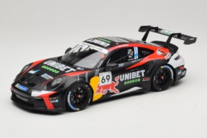 Porsche 911 GT3 Cup 992 #69 K. Rovanpera Zolder GP 2024 IXO 1:18 18RMC226 Kov