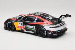 Porsche 911 GT3 Cup 992 #69 K. Rovanpera Zolder GP 2024 IXO 1:18 18RMC226 Kov – obrázok 5 z 6