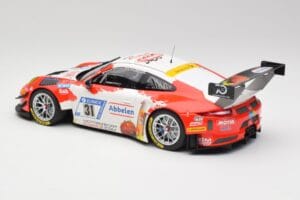 Porsche 911 GT3 R #31 Frikadelli Racing N. Siedler / M. Seefried 24 Hours Nürburgring 2018 Minichamps 1:18 153186931 Kov – obrázok 5 z 6
