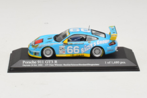 Porsche 911 GT3 R #66 Buckler / Schrom 24 Hours of Daytona 2002 Minichamps 1:43 400026966 Kov