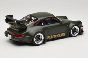 Porsche 911 RWB Penthouse Kaki Green GT Spirit 1:18 GT559 Živica – obrázok 2 z 6