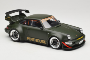 Porsche 911 RWB Penthouse Kaki Green GT Spirit 1:18 GT559 Živica – obrázok 4 z 6
